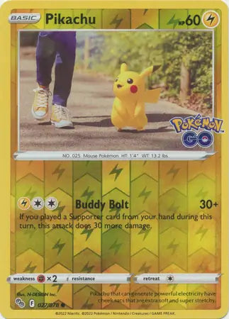 Pikachu 027/078 - Pokémon GO