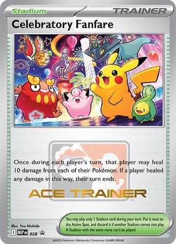 Celebratory Fanfare Ace Trainer 28 - Mega Evolution Promos