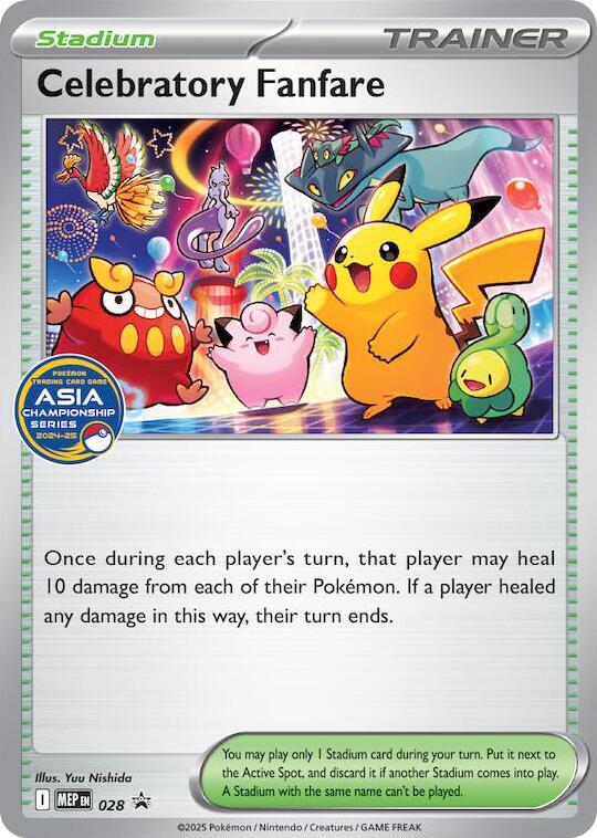 Celebratory Fanfare Asia Championship Series 28 - Mega Evolution Promos