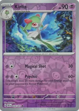 Kirlia 028/091 - Paldean Fates