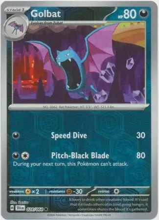 Golbat 028/064 - Shrouded Fable