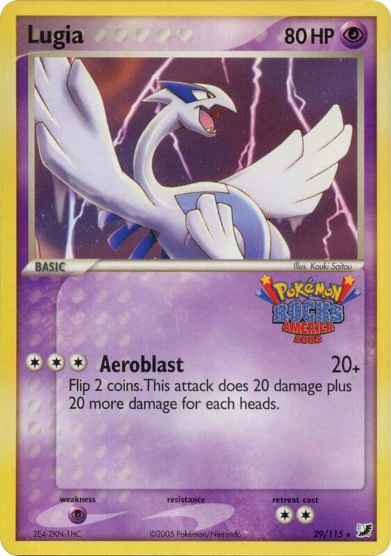 Lugia Pokemon Rocks America 29 - Miscellaneous Promos