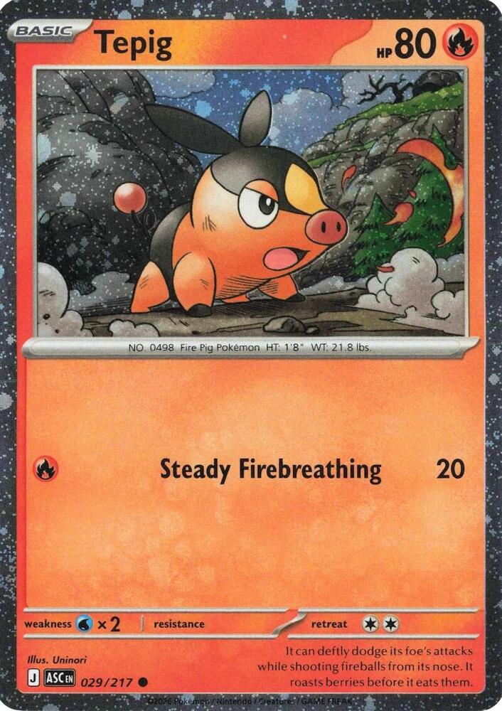 Tepig Cosmos Holo 29 - Miscellaneous Promos