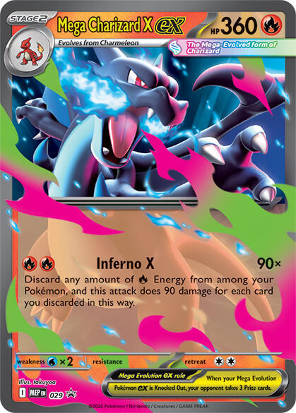 Mega Charizard X ex 29 - Mega Evolution Promos
