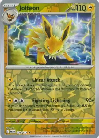 Jolteon 029/131 - Prismatic Evolutions