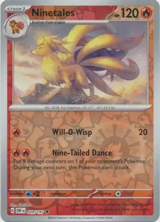 Ninetales 029/197 - Obsidian Flames