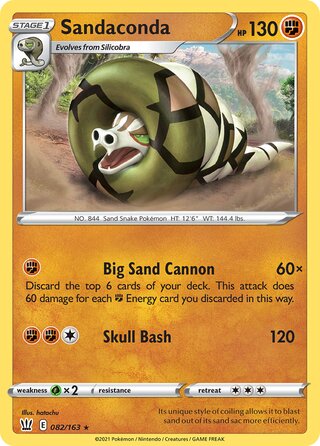 Sandaconda 082/163 - Battle Styles