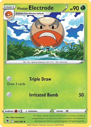 Hisuian Electrode 003/189 - Astral Radiance