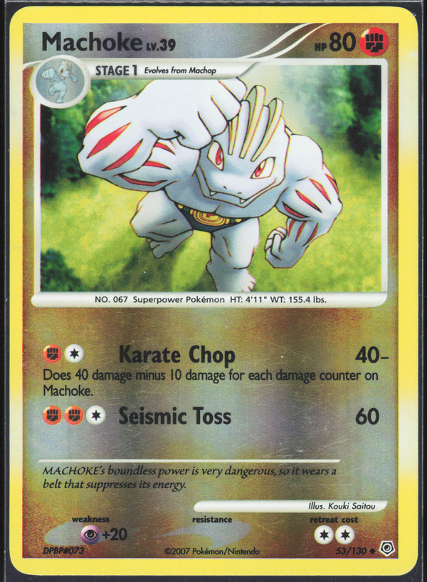 Machoke 53/130 - Diamond and Pearl