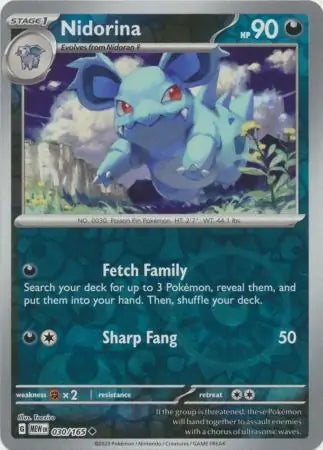Nidorina 030/165 - Scarlet & Violet 151