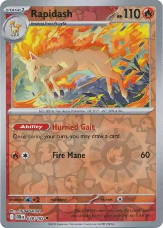 Rapidash 030/182 - Destined Rivals
