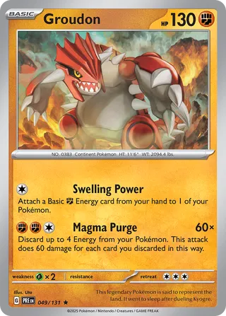 Groudon 049/131 - Prismatic Evolutions