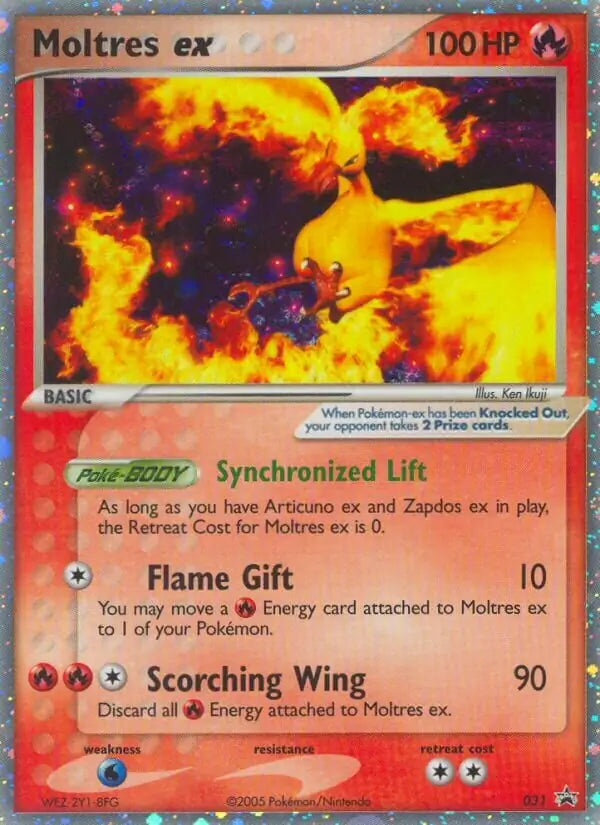Moltres ex 31 - Nintendo Black Star Promo