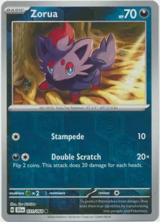 Zorua 031/064 - Shrouded Fable