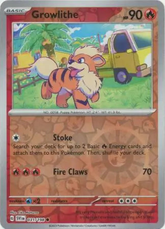 Growlithe 031/198 - Scarlet & Violet Base