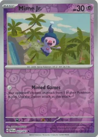 Mime Jr. 031/091 - Paldean Fates