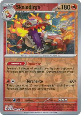 Skeledirge 031/191 - Surging Sparks