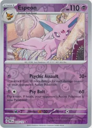 Espeon 033/131 - Prismatic Evolutions