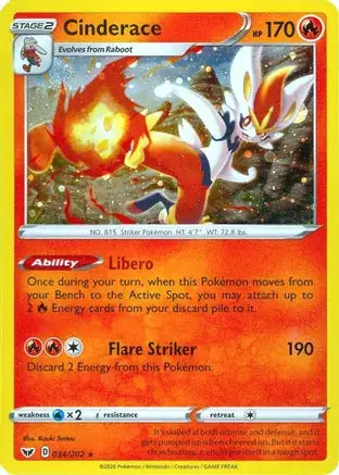 Cinderace Cosmos Holo 34 - Miscellaneous Promos