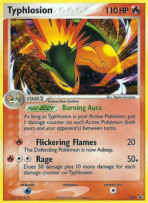 Typhlosion 34 - Nintendo Black Star Promo