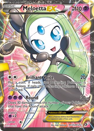 Meloetta-EX RC25/RC25 - Legendary Treasures