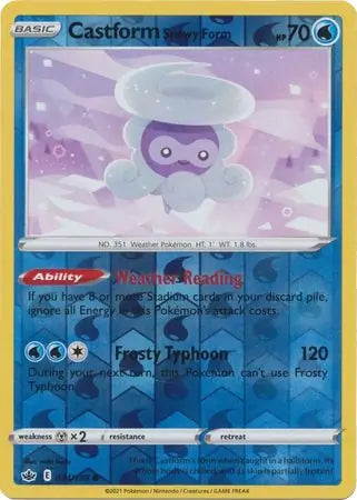 Castform Snowy Form 034/198 - Chilling Reign