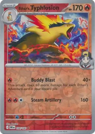 Ethan's Typhlosion 034/182 - Destined Rivals