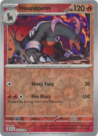 Houndoom 034/198 - Scarlet & Violet Base