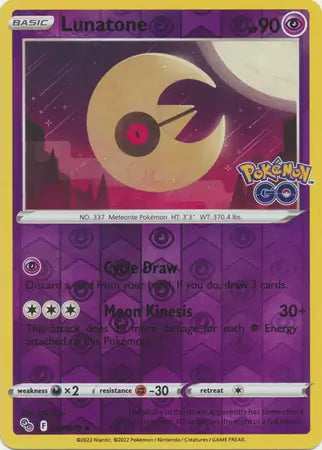 Lunatone 034/078 - Pokémon GO