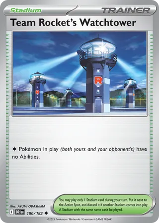 Team Rocket's Watchtower 180/182 - Destined Rivals