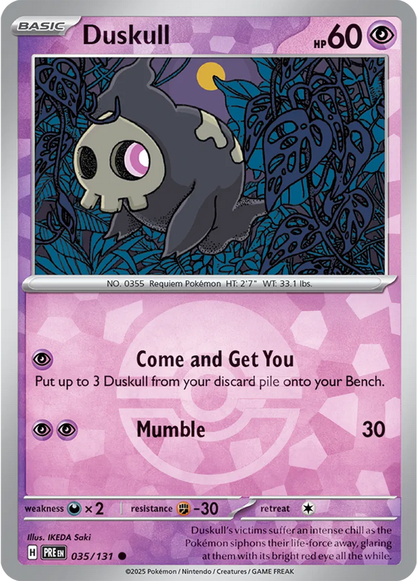 Duskull 035/131 - Prismatic Evolutions