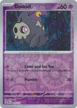 Duskull 035/131 - Prismatic Evolutions
