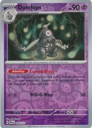 Dusclops 036/131 - Prismatic Evolutions