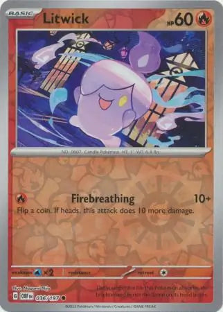 Litwick 036/197 - Obsidian Flames