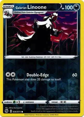 Galarian Linoone 036/073 - Champion's Path