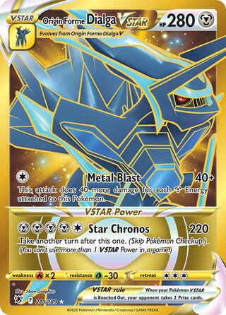 Origin Forme Dialga VSTAR 210/189 - Astral Radiance