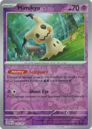 Mimikyu 037/091 - Paldean Fates