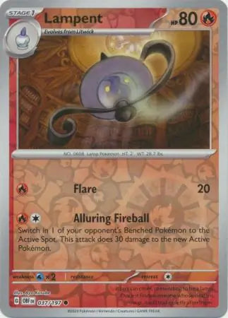 Lampent 037/197 - Obsidian Flames