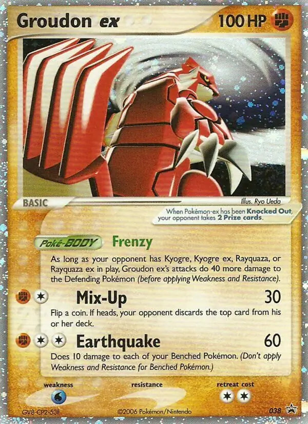 Groudon ex 38 - Nintendo Black Star Promo