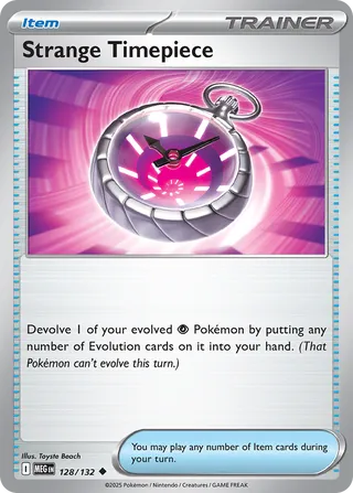Strange Timepiece 128/132 - Mega Evolution Base