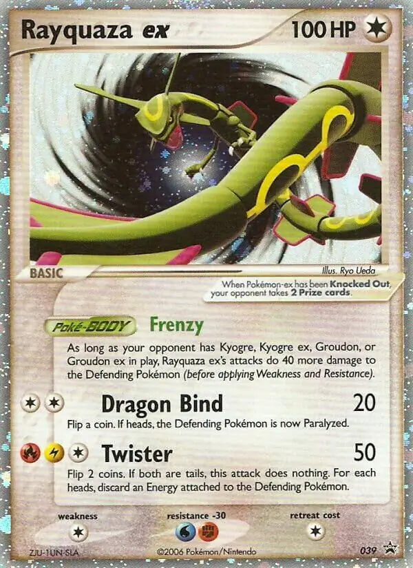 Rayquaza ex 39 - Nintendo Black Star Promo