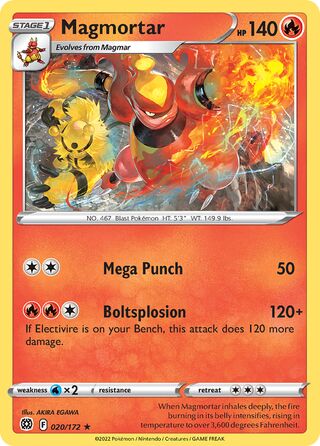 Magmortar 020/172 - Brilliant Stars