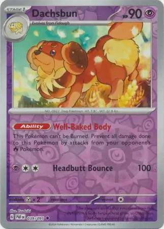Dachsbun 039/091 - Paldean Fates