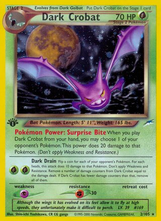 Dark Crobat 2/105 - Neo Destiny