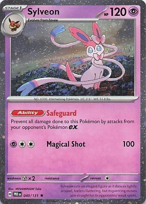 Sylveon Cosmos Holo 40 - Miscellaneous Promos