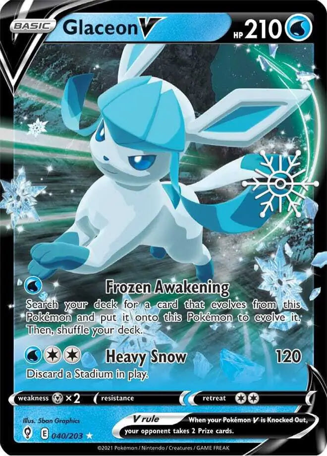 Glaceon V Holiday Calendar 40 - Miscellaneous Promos