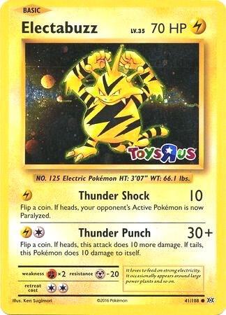 Electabuzz Toys R Us Promo 41 - Miscellaneous Promos