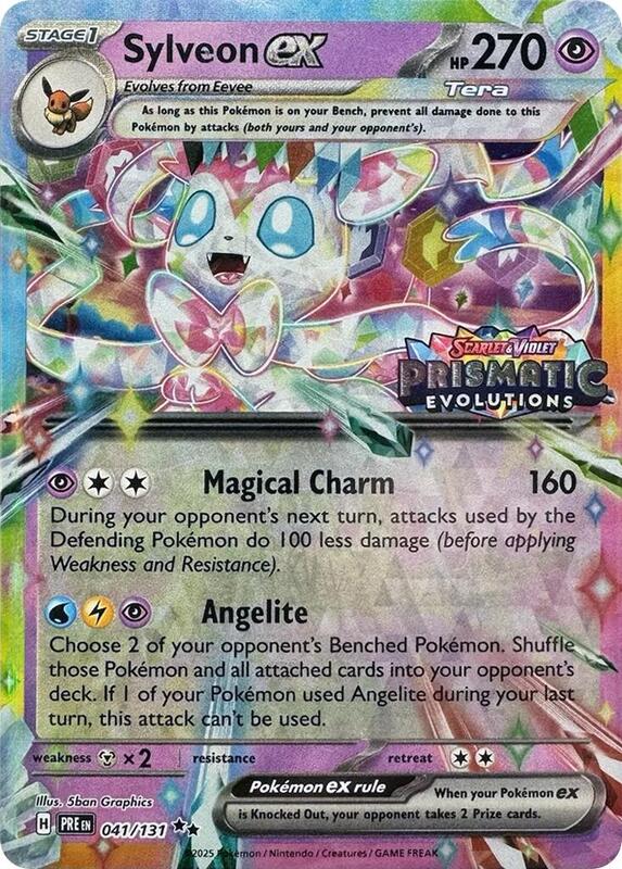 Sylveon ex Prismatic Evolutions Stamp 41 - Miscellaneous Promos