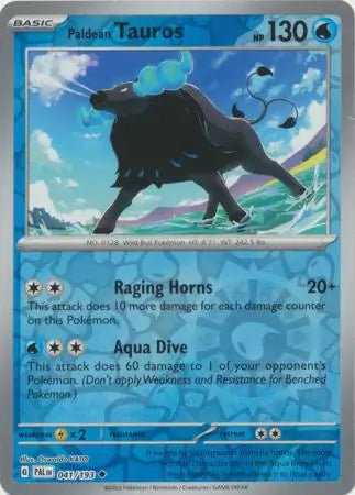 Paldean Tauros 041/193 - Paldea Evolved