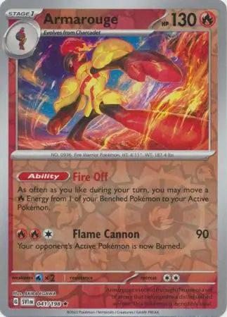 Armarouge 041/198 - Scarlet & Violet Base